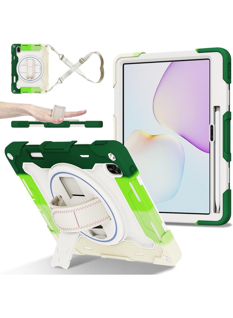 general Kids Case for Huawei MatePad 11.5 11.5-inch 2025 Tablet Multi-Angle Bracket + 360° Swivel Hand Strap Case with Shoulder Strap & Pen Holder - Image 1